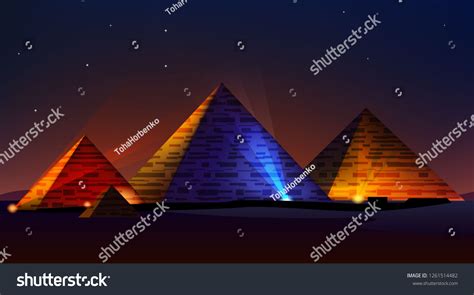 5,543 Pyramids Night Sky Images, Stock Photos & Vectors | Shutterstock