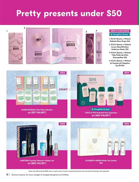 Shoppers Drug Mart Holiday Gift Guide November 23 to December 20
