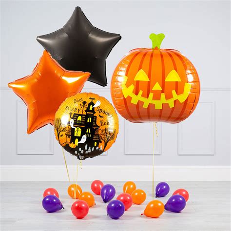 Pumpkin Halloween Foil Balloons By Bubblegum Balloons