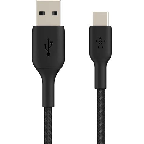 Belkin Boostcharge Usb A To Usb C Braided Cable 1m Black Big W