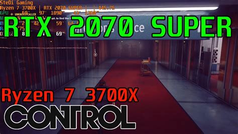 RTX 2070 SUPER Control FPS Test High RayTracing High DLSS Quality With