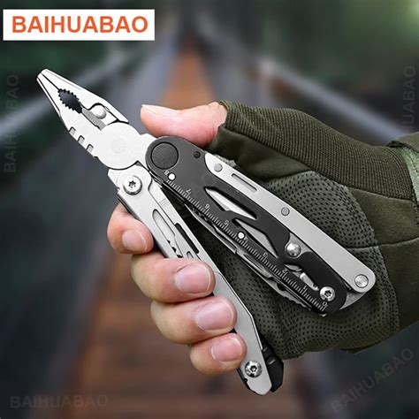 Baihuabao Multifunktion Ale Zange Faltbares Multitool Messer Sah