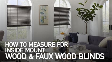 How To Measure For Wood And Faux Wood Blinds Easy Steps Youtube