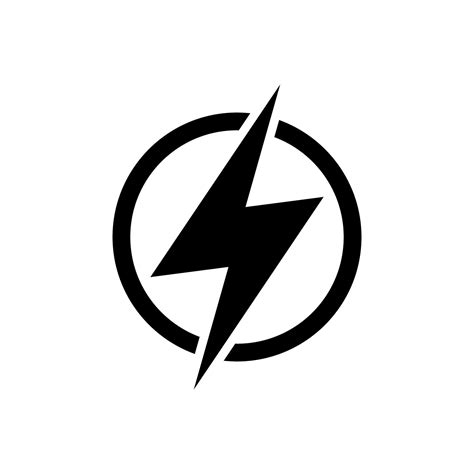 Lightning Electric Power Vector Logo Design Element Energy And