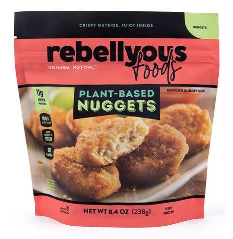 Rebellyous Foods Plant Based Nuggets