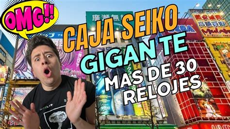 Caja De Relojes Seiko Gigante UNBOXING 3 Abriendo Mas De 30 Relojes