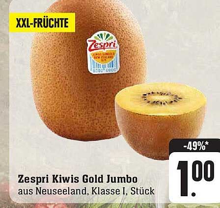 Zespri Kiwis Gold Jumbo Angebot Bei Edeka Prospekte De