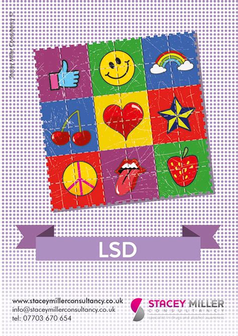 LSD Postcard Stacey Miller Consultancy Substance Misuse And Mental