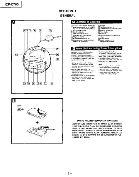 Sony Icf C790 Service Manual Download Schematics Eeprom Repair Info