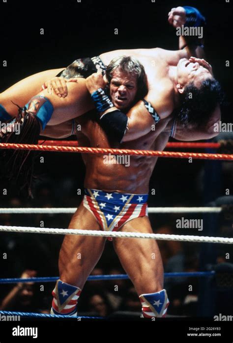 Lex Luger Tatanka 1994 Photo By John Barrett/PHOTOlink Stock Photo - Alamy