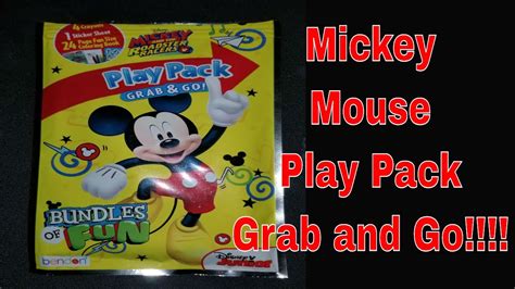 Mickey Mouse Play Pack Youtube