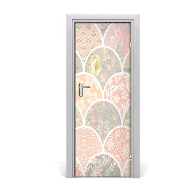 Autocollant De Porte Fleuri Motif Tulup Fr