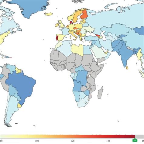 Global Distribution Of Diabetes Mellitus Type 2 Prevalence Note