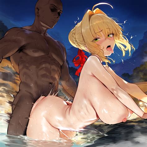 Rule 34 Ai Generated Blonde Hair Dark Skinned Male Fate Series Himeno Interracial Nero