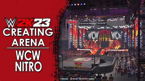 WWE 2K23 Create An Arena WCW NITRO YouTube