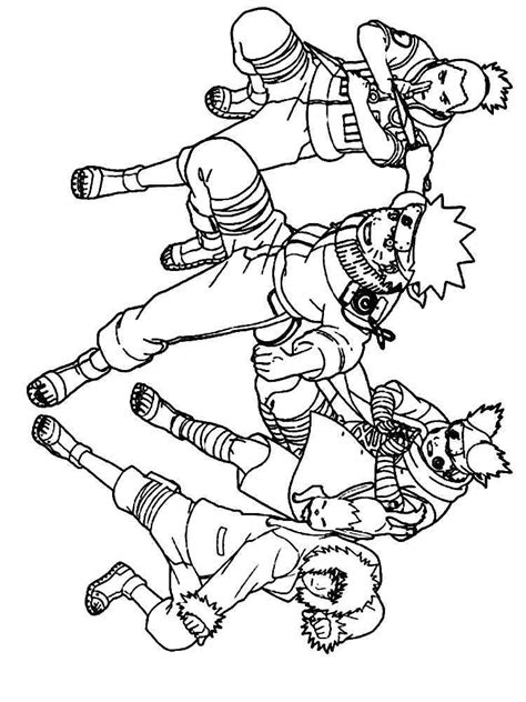 boy anime coloring pages naruto