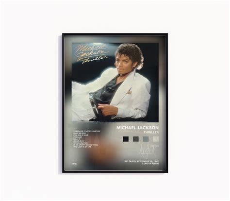 michael jackson thriller album poster rapper posters