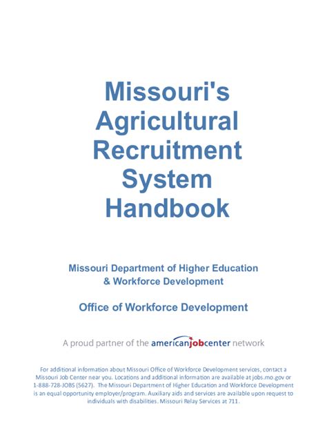 Fillable Online Jobs Mo Missouri Department Of Higher Education And