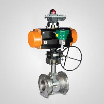 Ball Valve With Rotary Actuator Piece Pneucon