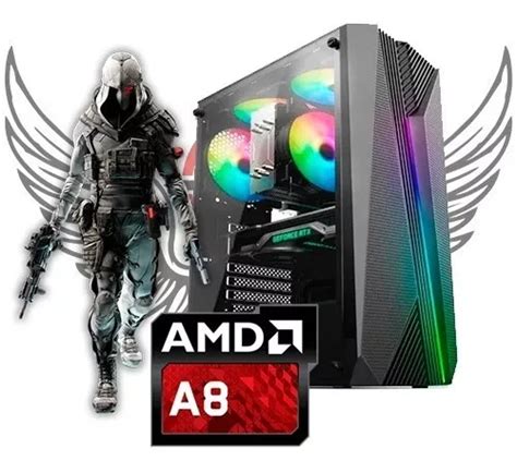 Pc Gamer Amd A Gb Ram Ssd C Kit Jogos E Brinde Wifi Frete Gr Tis