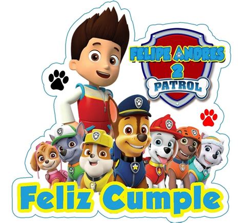 Kit Imprimible Personalizado Paw Patrol Bs 500 000 00 En Mercado Libre