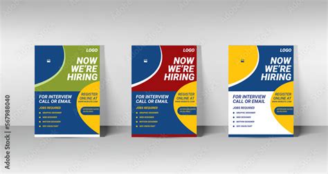 We are hiring flyer design. Stock Vector | Adobe Stock