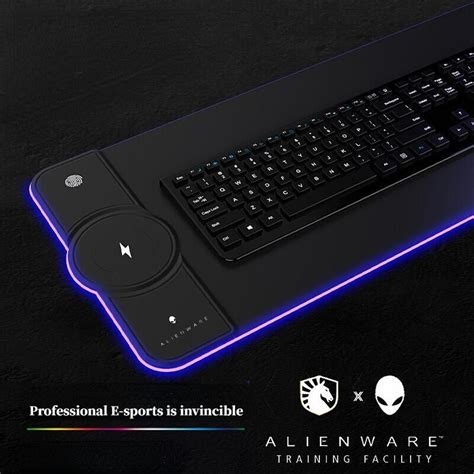 Alienware Alien Wireless Charging Mouse Pad Oversized RGB Luminous