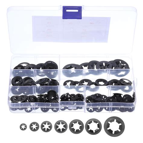 Amazon Uxcell 260pcs Internal Tooth Star Lock Washers Set M3 M4 M5