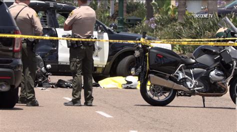 Motorcyclist Killed In Crash With Sheriffs Deputy Fox 5 San Diego