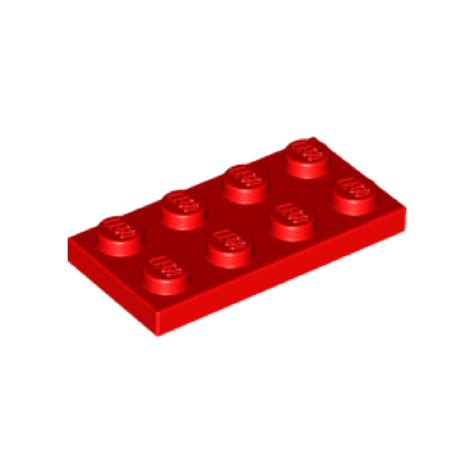 Lego® 3020, 302021 plate 2x4 red