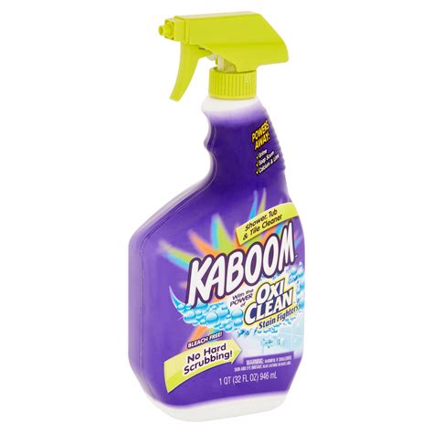 Kaboom Shower Tub And Tile Cleaner With Oxiclean Msds At Jeffsjohnsono Blog