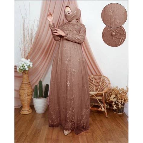 Maxi Aulia L Xl Mutiara Gamis Premium Maxi