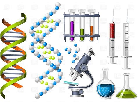 Science Homework Dna Drawing Laboratory Equipment Biology Lab HD