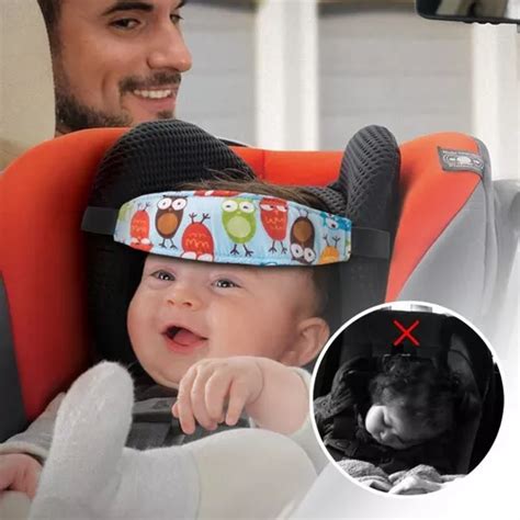 Faixa Apoio Suporte Cabeça Bebe Cadeirinha Carro Soneca Sono