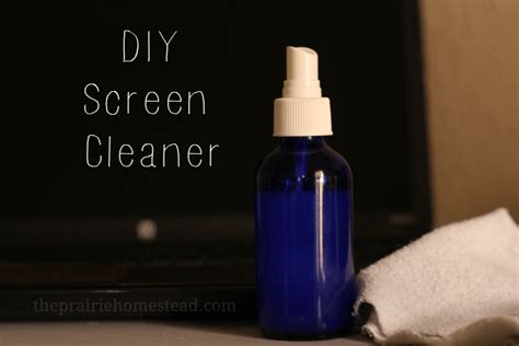 DIY Computer and TV Screen Cleaner • The Prairie Homestead