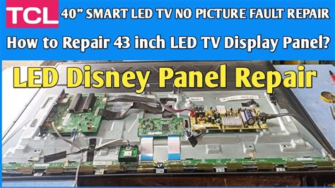 TCL 43 Inch LED TV Display Panel Repair ST4251D01 3 XR 1 43 LED