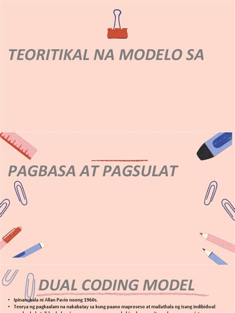 Talakay Blg 3 Mga Teorya At Proseso Ng Pagbasa At Pagsulat Pdf