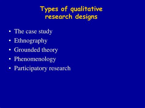 Qualitative Research Design