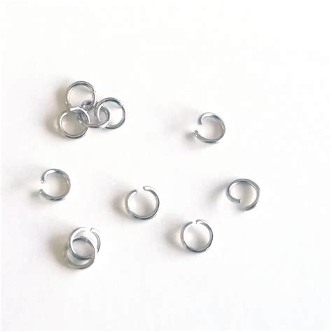 Craft Supplies Tools Jewelry Beauty Pcs Mm Jump Rings Silver