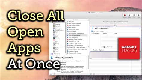 Close All Open Apps With A Single Click On Your Mac How To YouTube