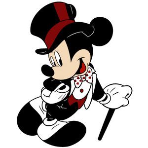 Mickey Mouse In Tuxedo Clip Art Library