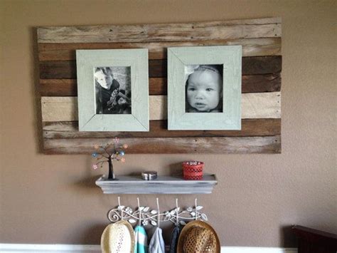 Wood Plank Wall Art 8x10 Double Picture Frame Planked Wall Art Wood