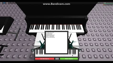 Roblox Virtual Piano Sheets