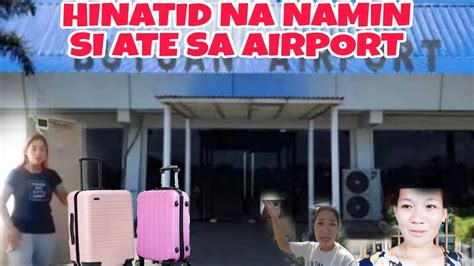 Ang Pinaka Malungkot Na Pamama Alam Hinatid Na Namin Siya Sa Airport