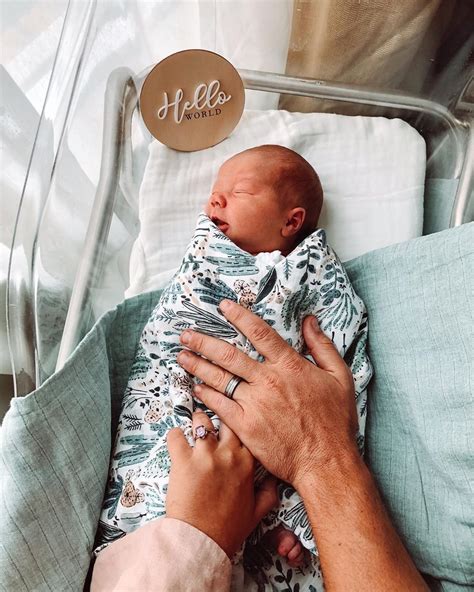 Hospital Baby Announcement Photo Ideas With Cactus Blanket By Snuggle