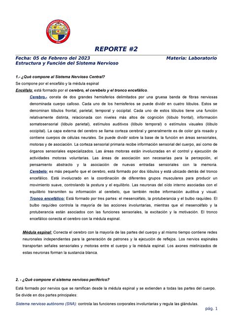 Reporte 2 Reporte Fecha 05 De Febrero Del 2023 Materia Laboratorio