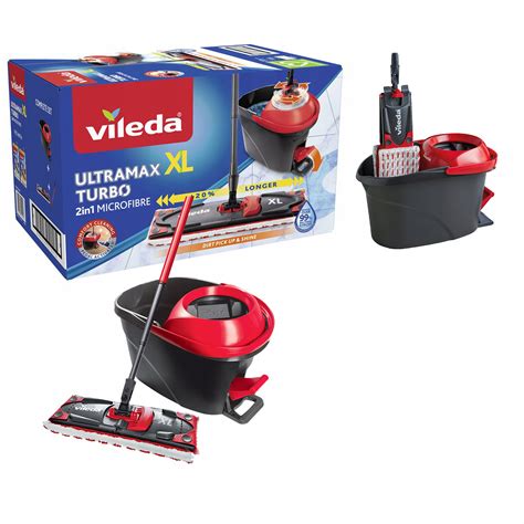 Mop obrotowy VILEDA Ultramax Turbo XL 42CM płaski 11809454204 Allegro pl