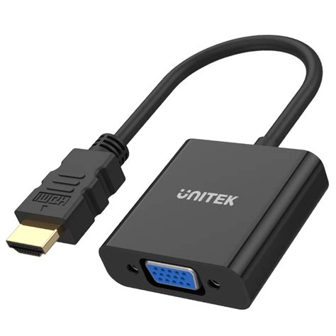 Unitek Adapter HDMI To VGA Audio Y 6333 ProLine