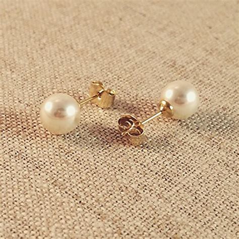 Bridesmaid Gifts Gift Sets Classy Round Pearl Earrings Mm