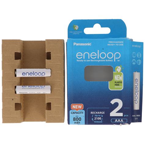 Panasonic Eneloop Vorgeladen Retail Blister 2 Pack Bk 4mcde 2be